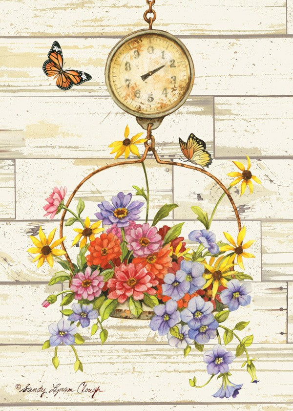 Note Cards Flowers On A Scale