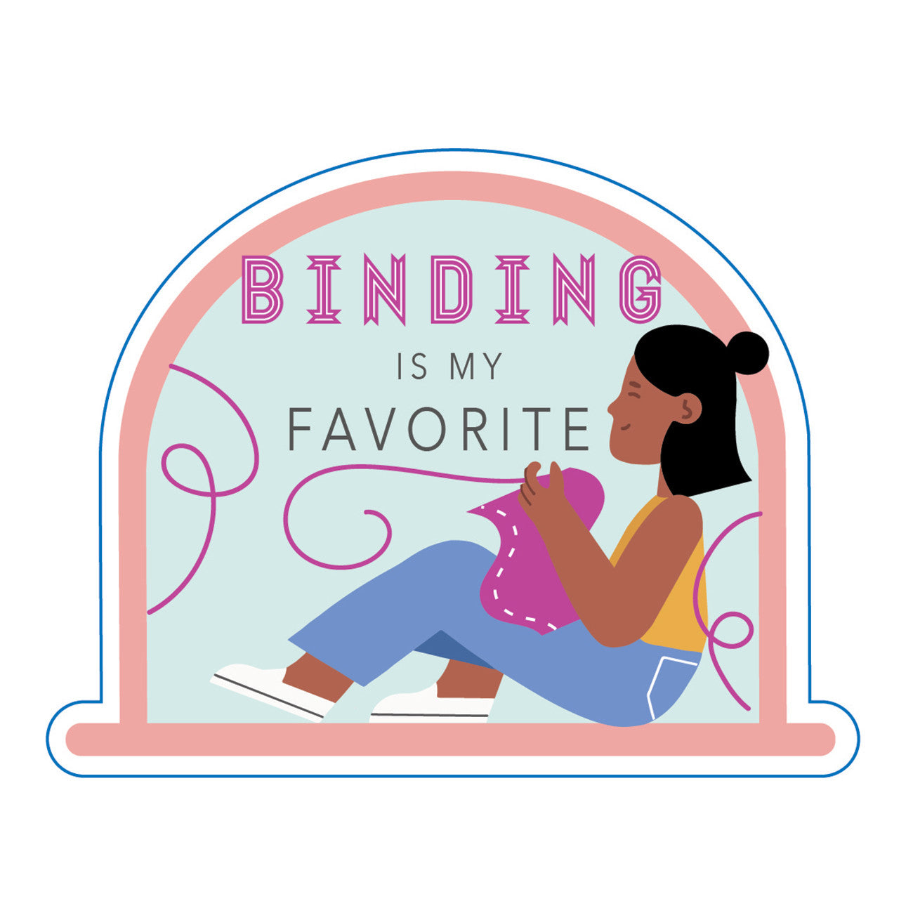 Binding is my Favorite Stickers 6pk