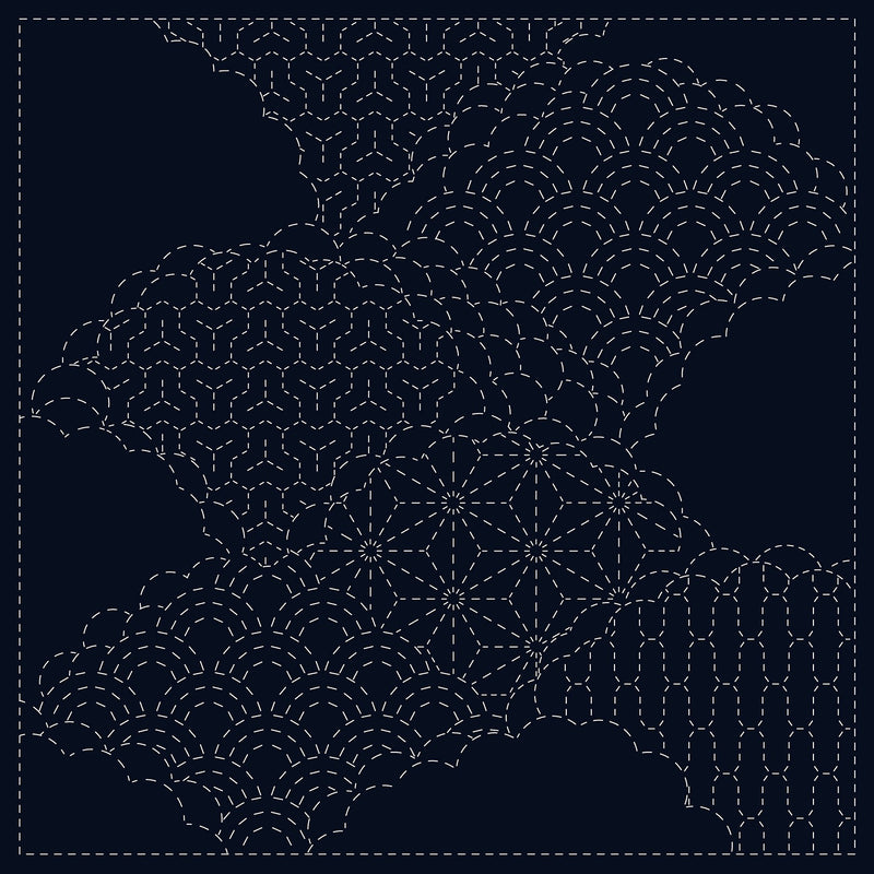 Sashiko Cloth Cumulus Cloud