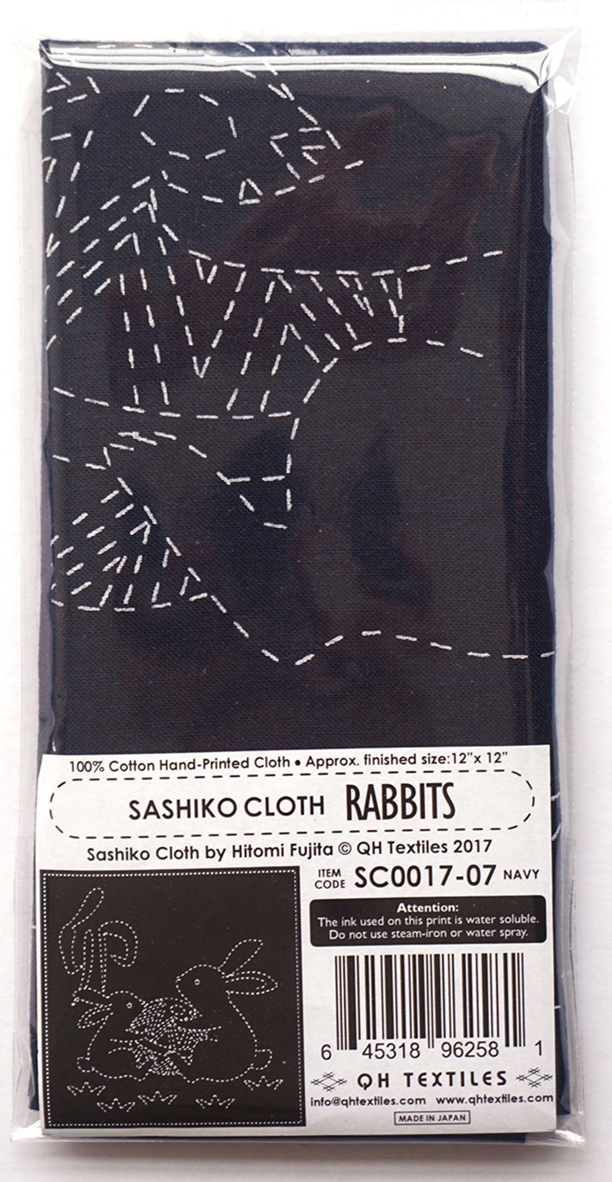 Sashiko Cloth Rabbits
