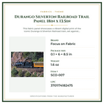 Product Specifications – Durango Silverton Railroad Trail Panel 18in x 13.5in