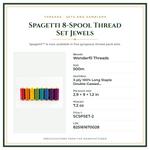 Product Specifications – Spagetti 8-Spool Thread Set Jewels