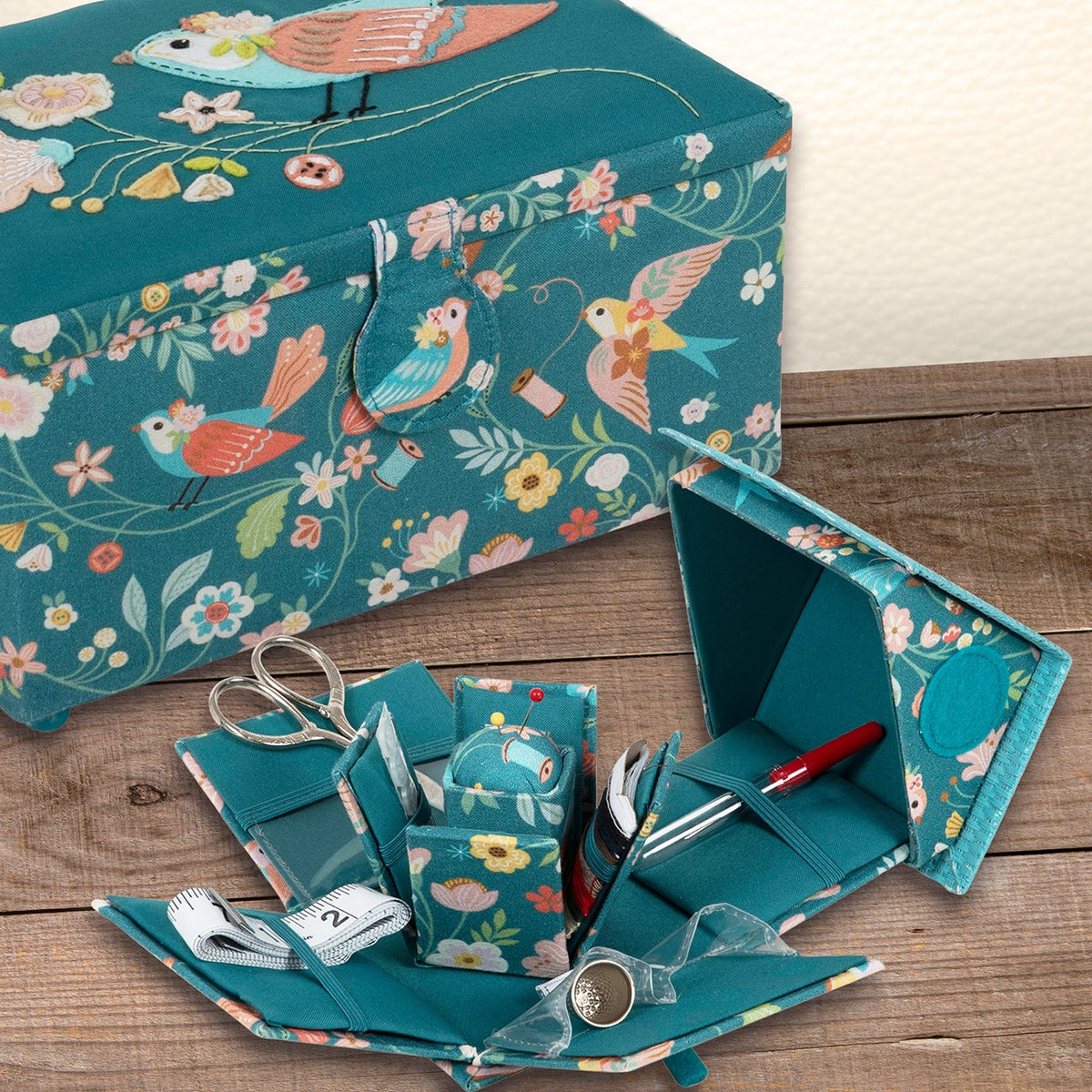 Sewing Kit Victorian Bird Aviary