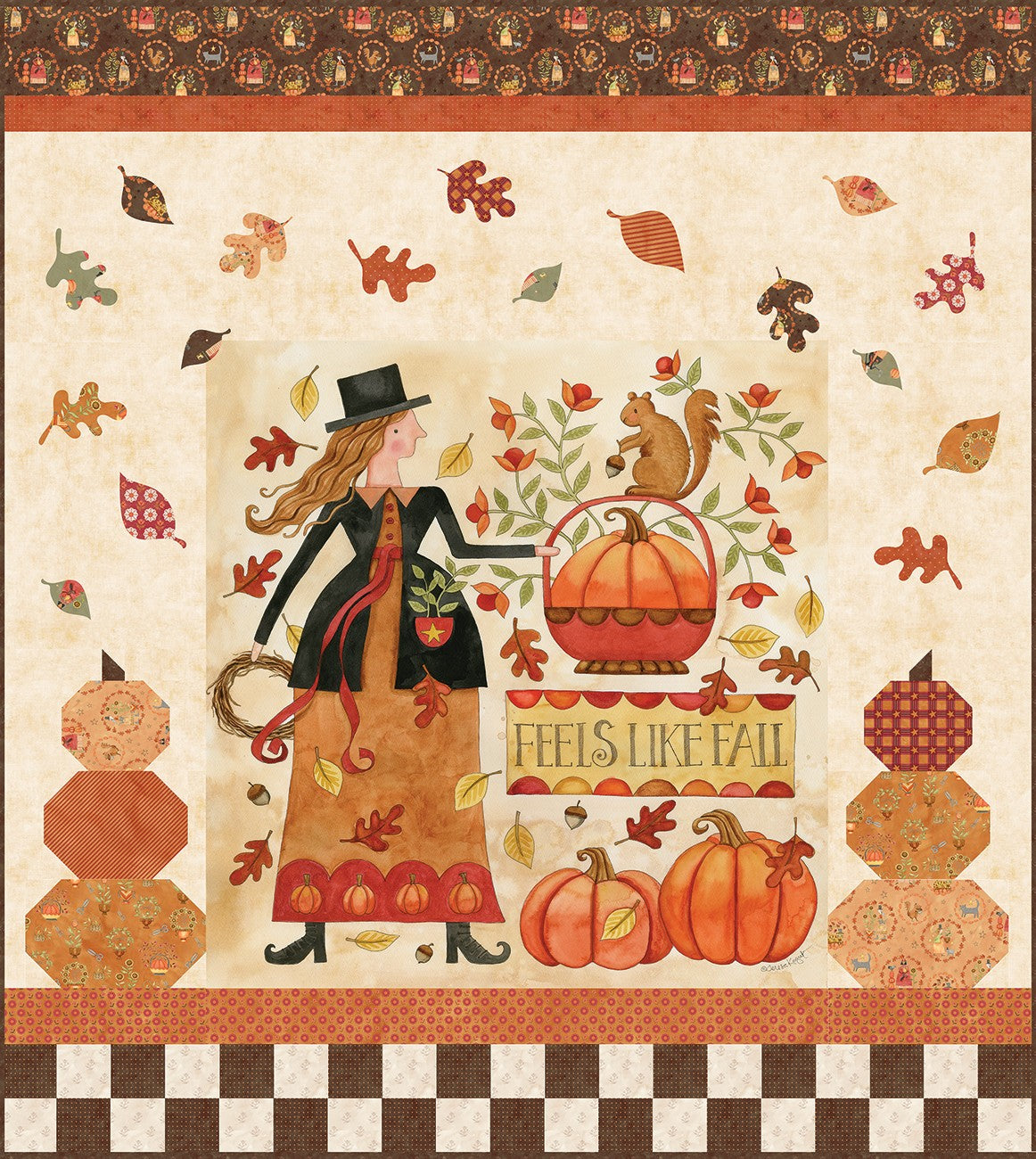 Feels Like Fall Panel Quilt Store Display