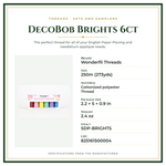 Product Specifications – DecoBob Brights 6ct