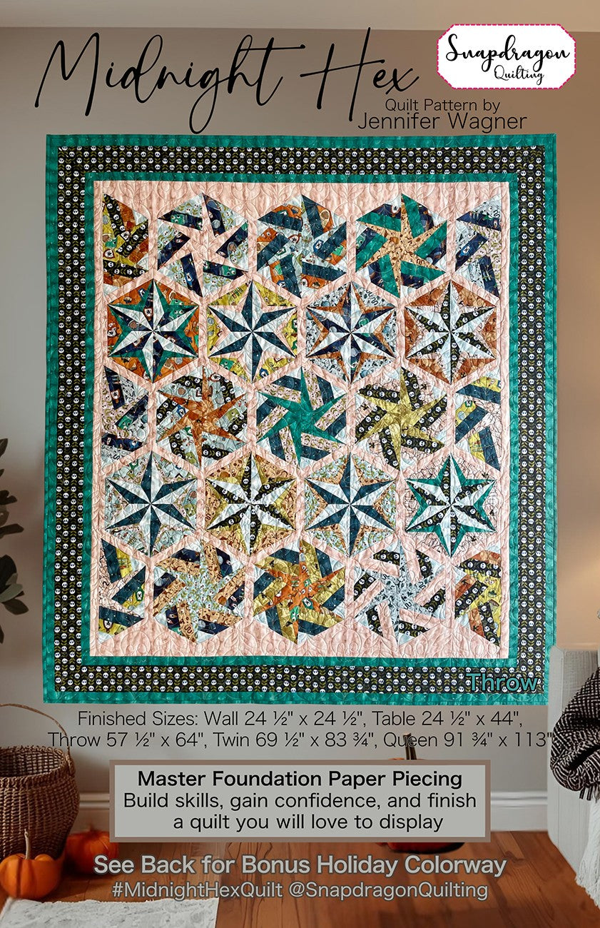 Midnight Hex Quilt Pattern