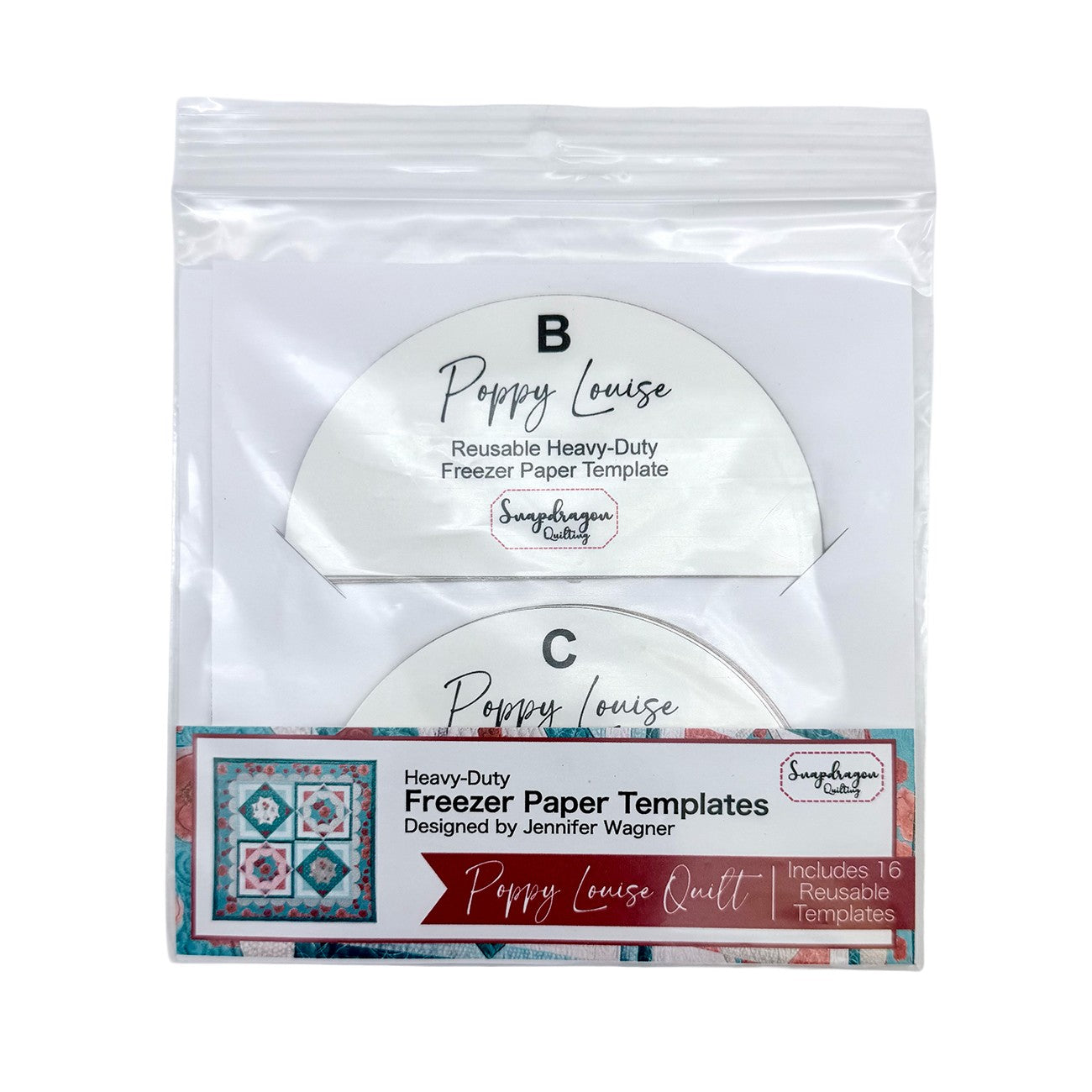 Poppy Louise Heavy-Duty Freezer Paper Templates