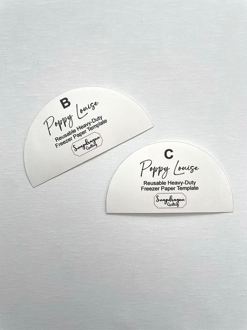 Poppy Louise Heavy-Duty Freezer Paper Templates