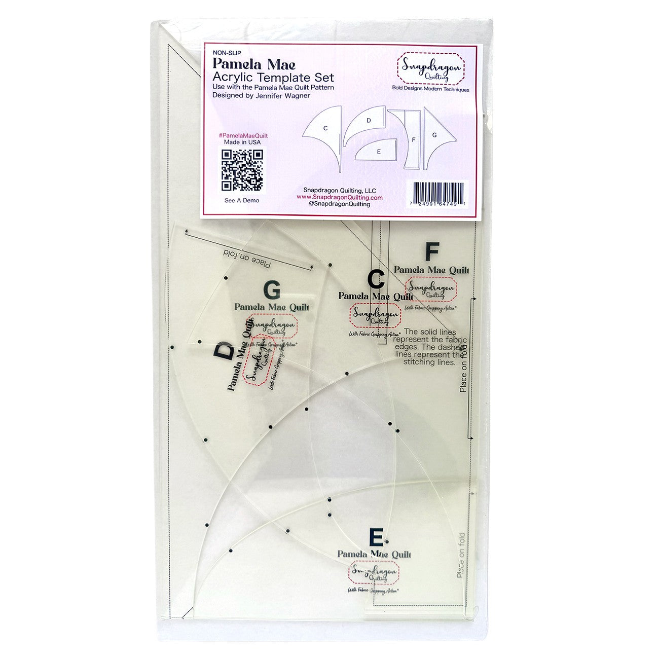 Pamela Mae Acrylic Template Set