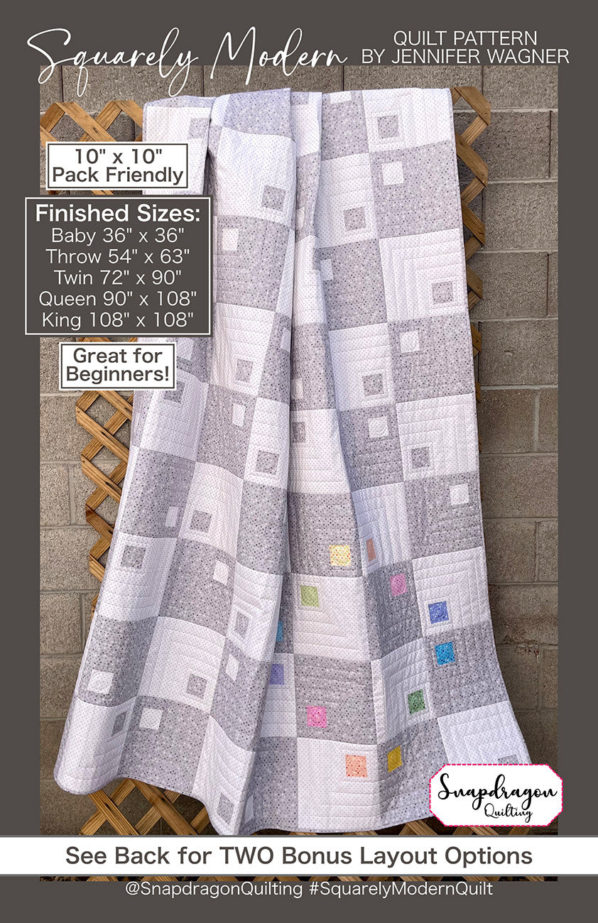 Squarely Modern Quilt Pattern