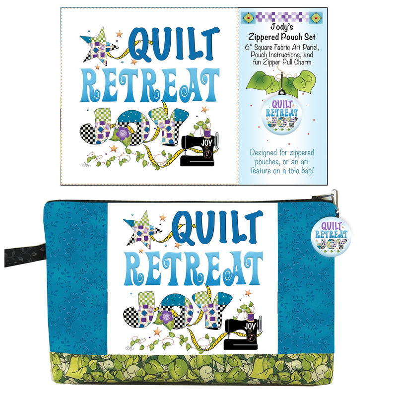 Zipper Pouch Set Quilt Retreat Joy