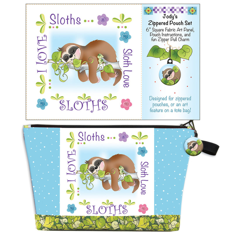 Sloth Pouch Set