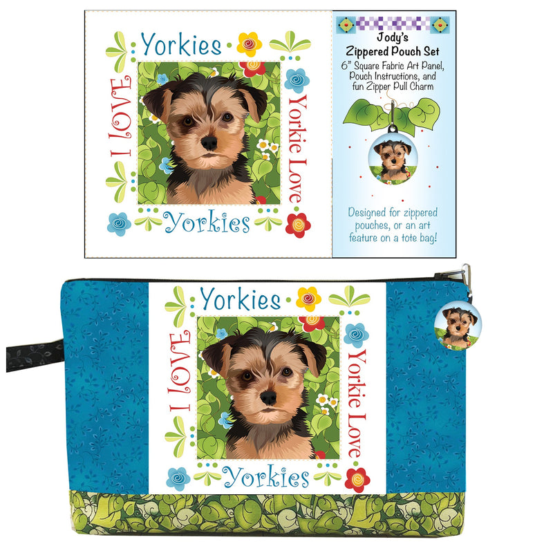 Zipper Pouch Set Yorkie