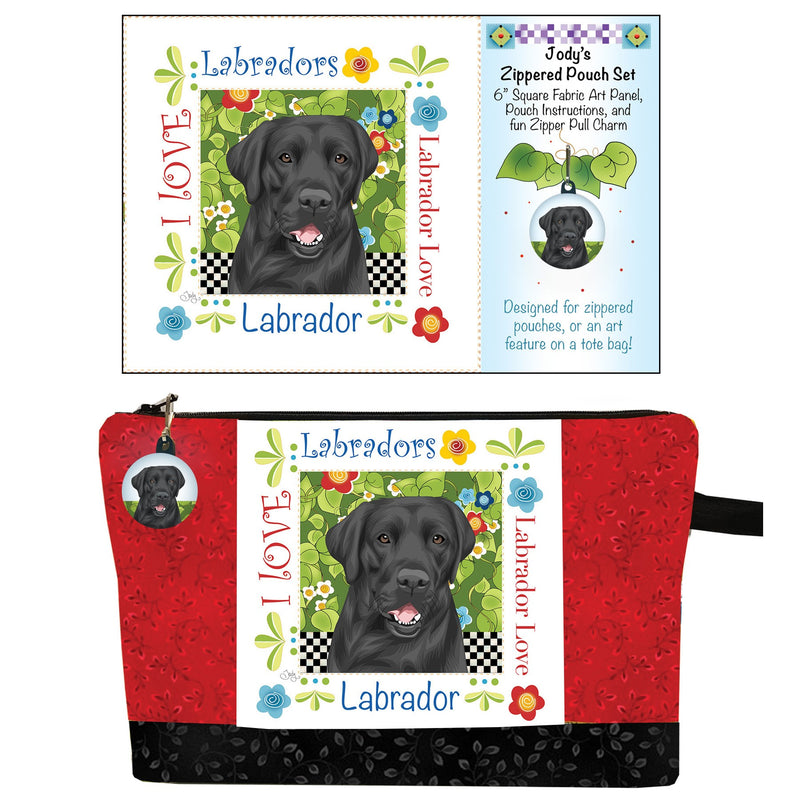 Zipper Pouch Set Labrador