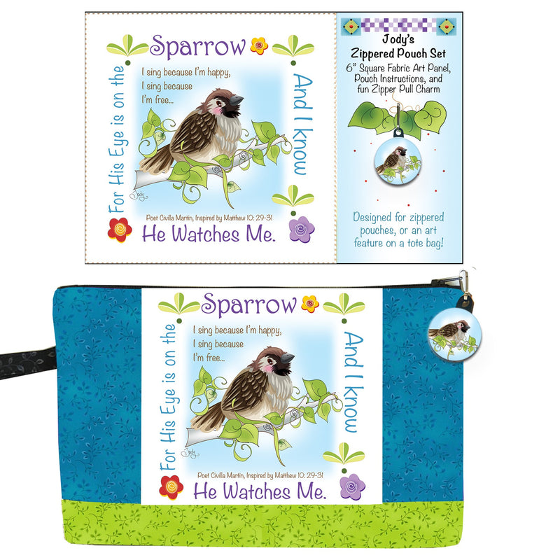 Zippered Pouch Set Sparrow