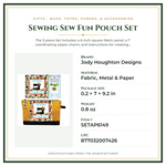 Product Specifications – Sewing Sew Fun Pouch Set
