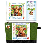 Highland Cow Pouch Set