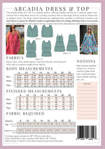 Arcadia Dress and Top
