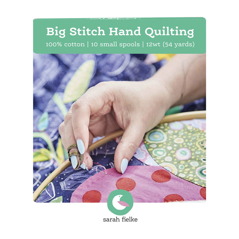 Big Stitch Hand Quilting by Sarah Fielke 12wt 10 Small Spools