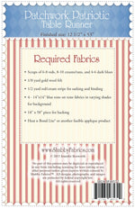 Patchwork Patriotic Table Runner