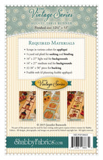 Vintage Series Table Runner - August