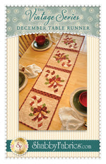 Vintage Series Table Runner - December