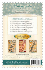 Vintage Series Table Runner - December
