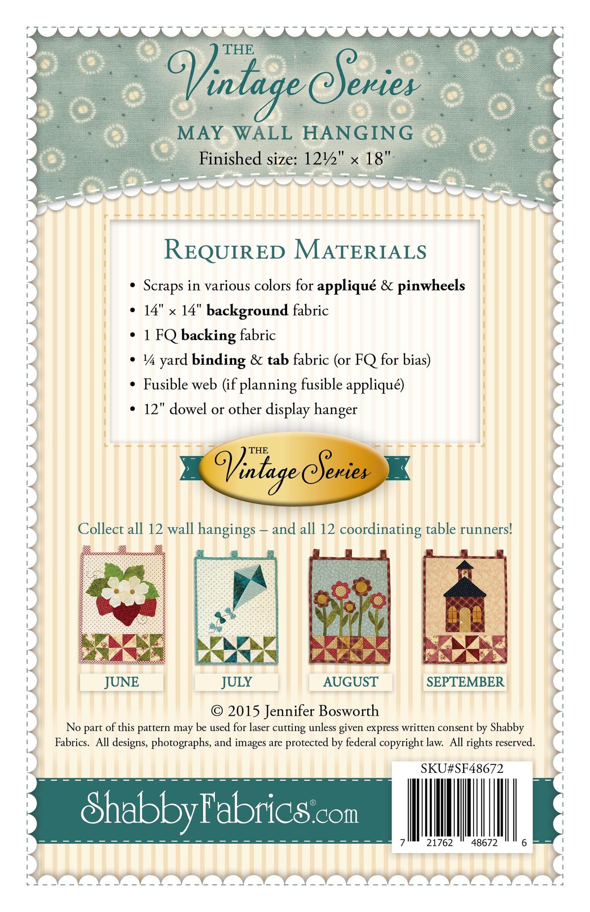 Vintage Series Wall Hanging - May