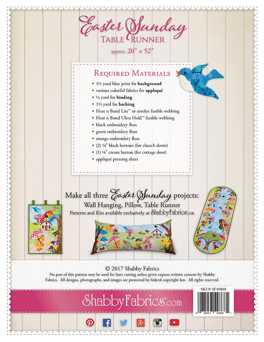 Easter Sunday Table Runner
