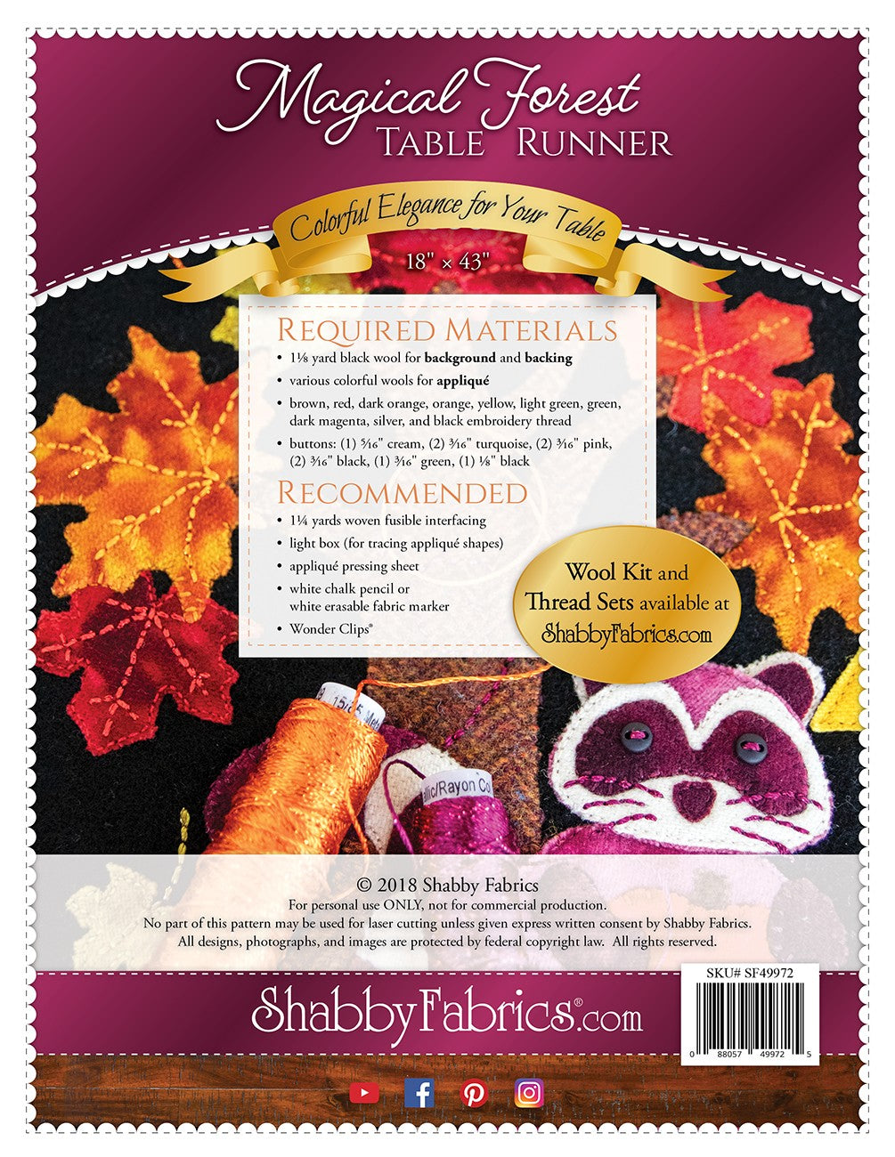 Magical Forest Table Runner