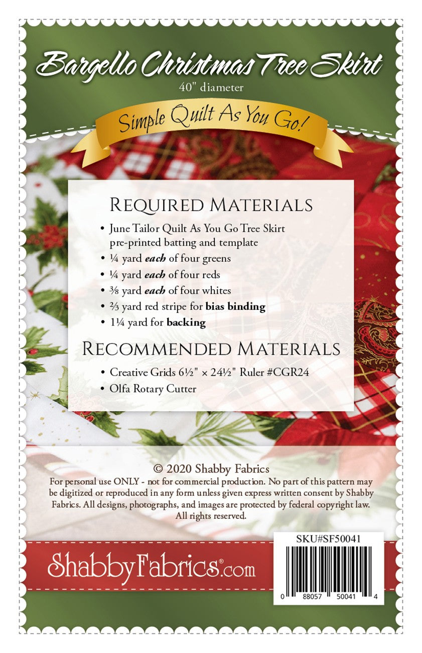 Bargello Christmas Tree Skirt