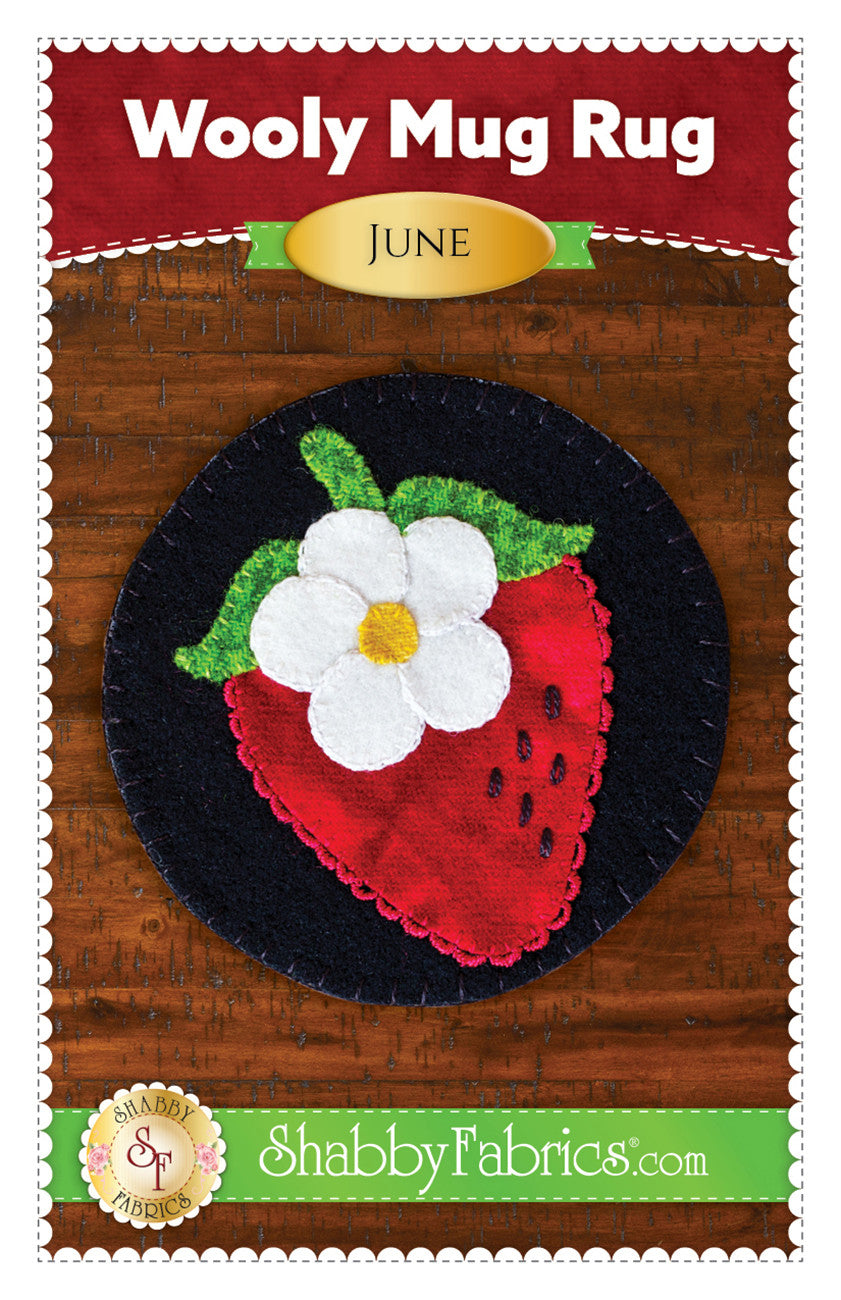 Wooly Mug Rug June
