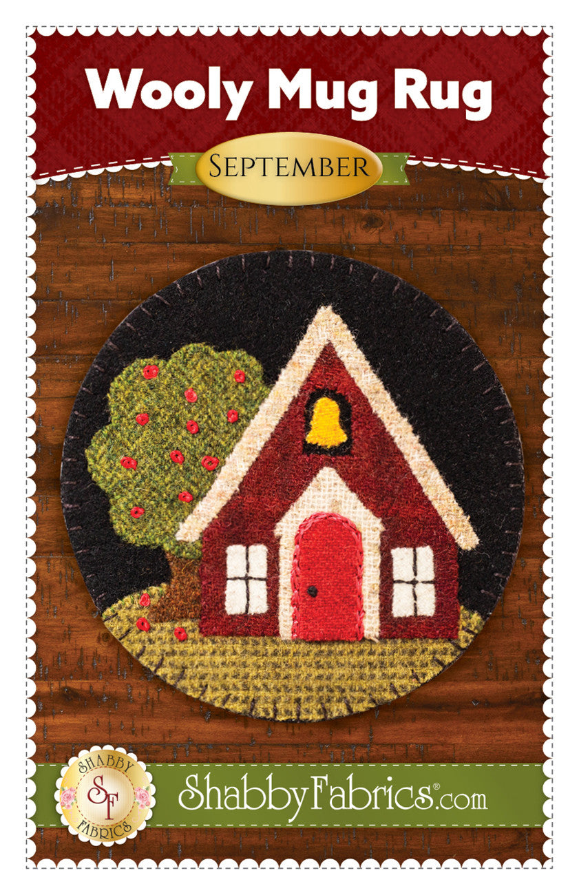 Wooly Mug Rug September