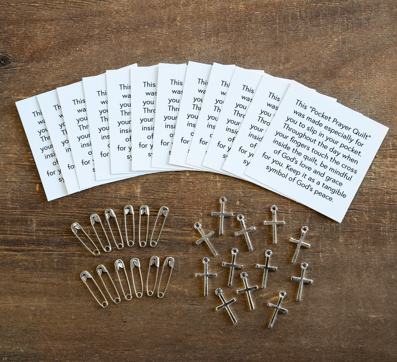 Pocket Prayer Quilt Pack - Silver