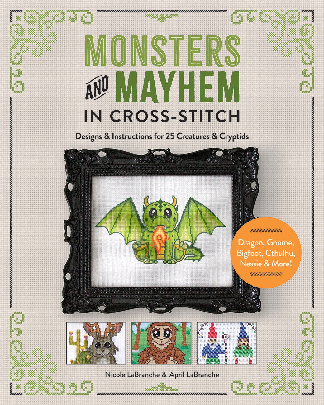 Monsters and Mayhem in Cross-Stitch