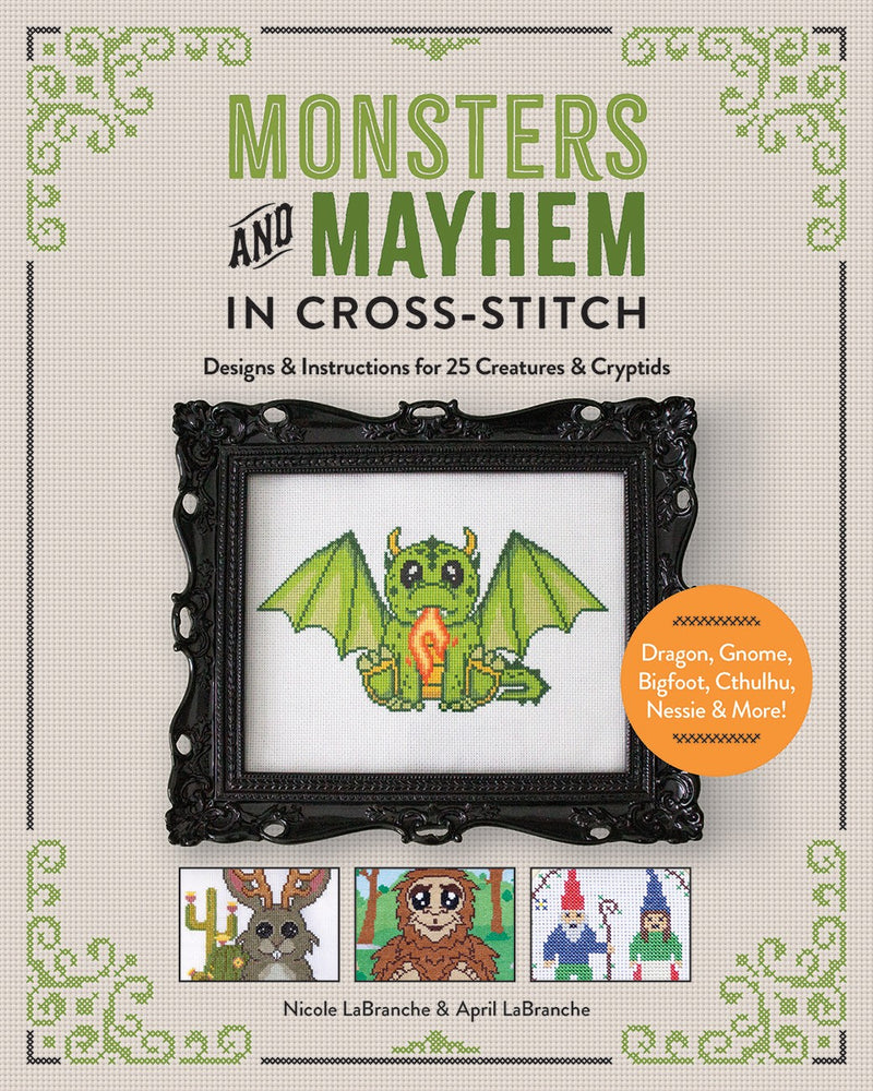 Monsters and Mayhem in Cross-Stitch