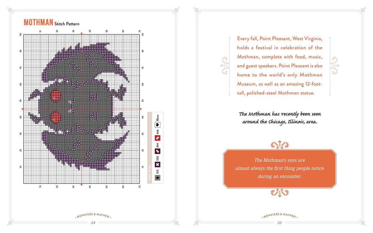 Monsters and Mayhem in Cross-Stitch