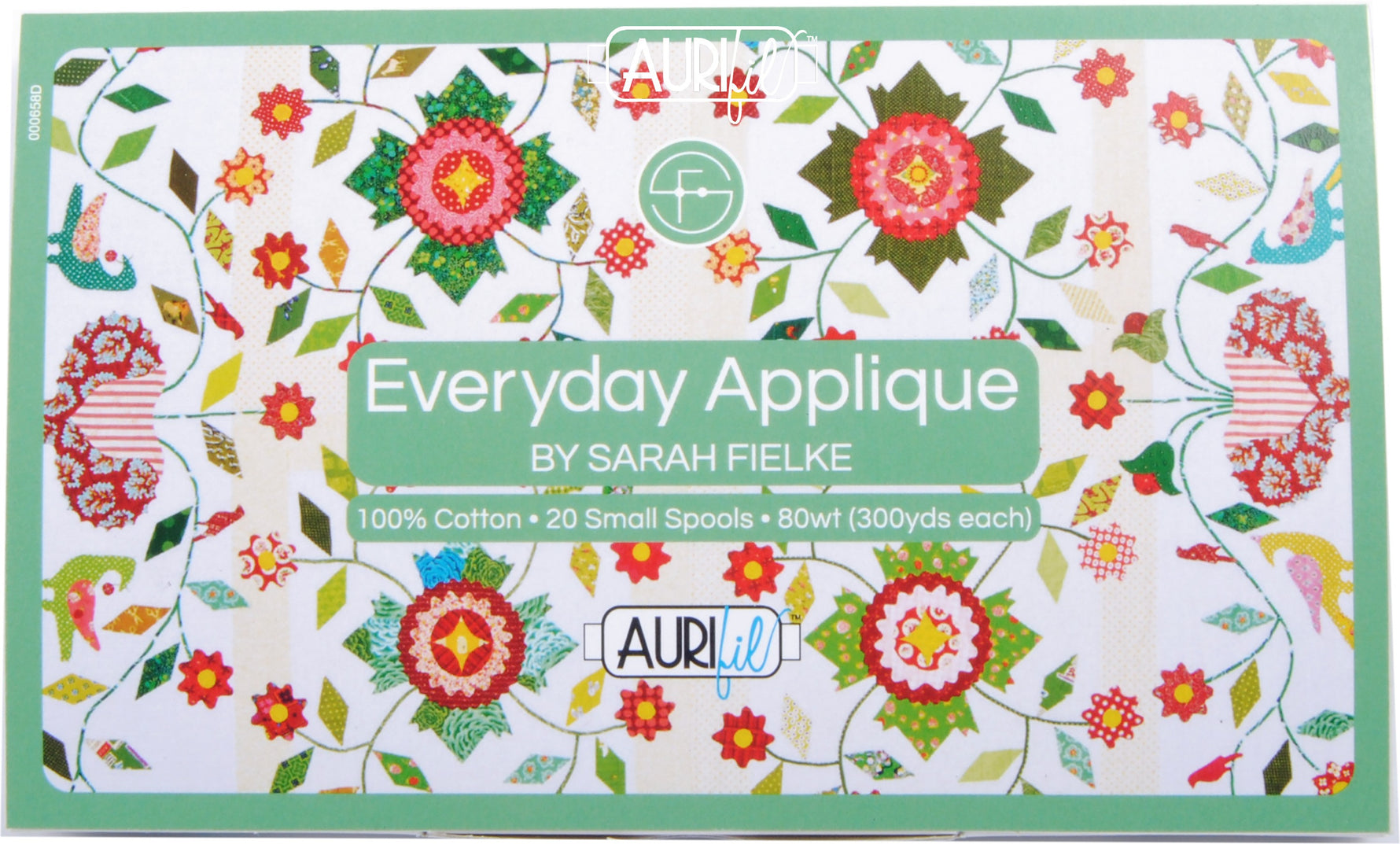 Sarah Fielke Everyday Applique Thread Collection 80wt 20 Small Spools