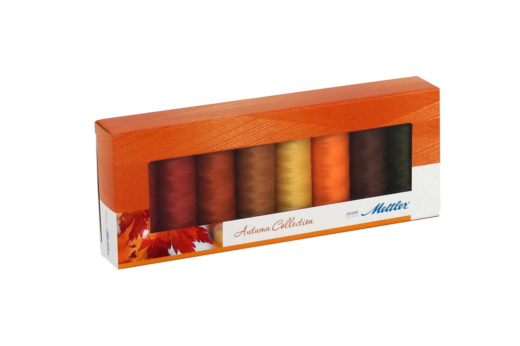 Silk Finish Cotton Thread Set 8 Spools Autumn