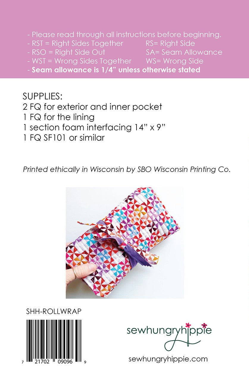 Roll Up Wrap Pattern