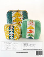 Flying Geese Pouch Trio