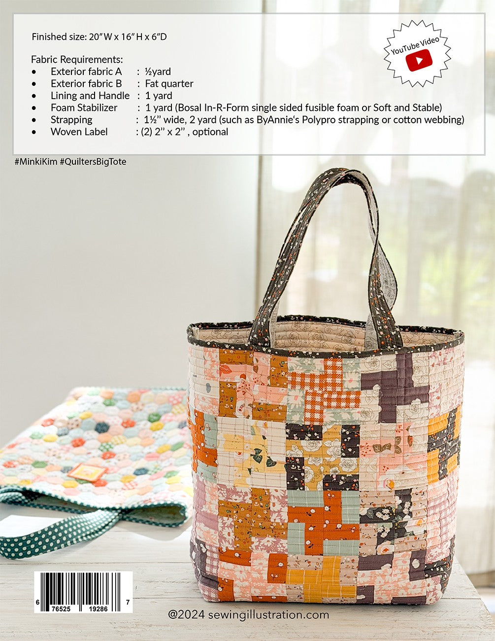 Quilter's Big Tote Pattern