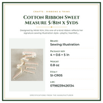 Product Specifications – Cotton Ribbon Sweet Measure 5/8in x 5yds