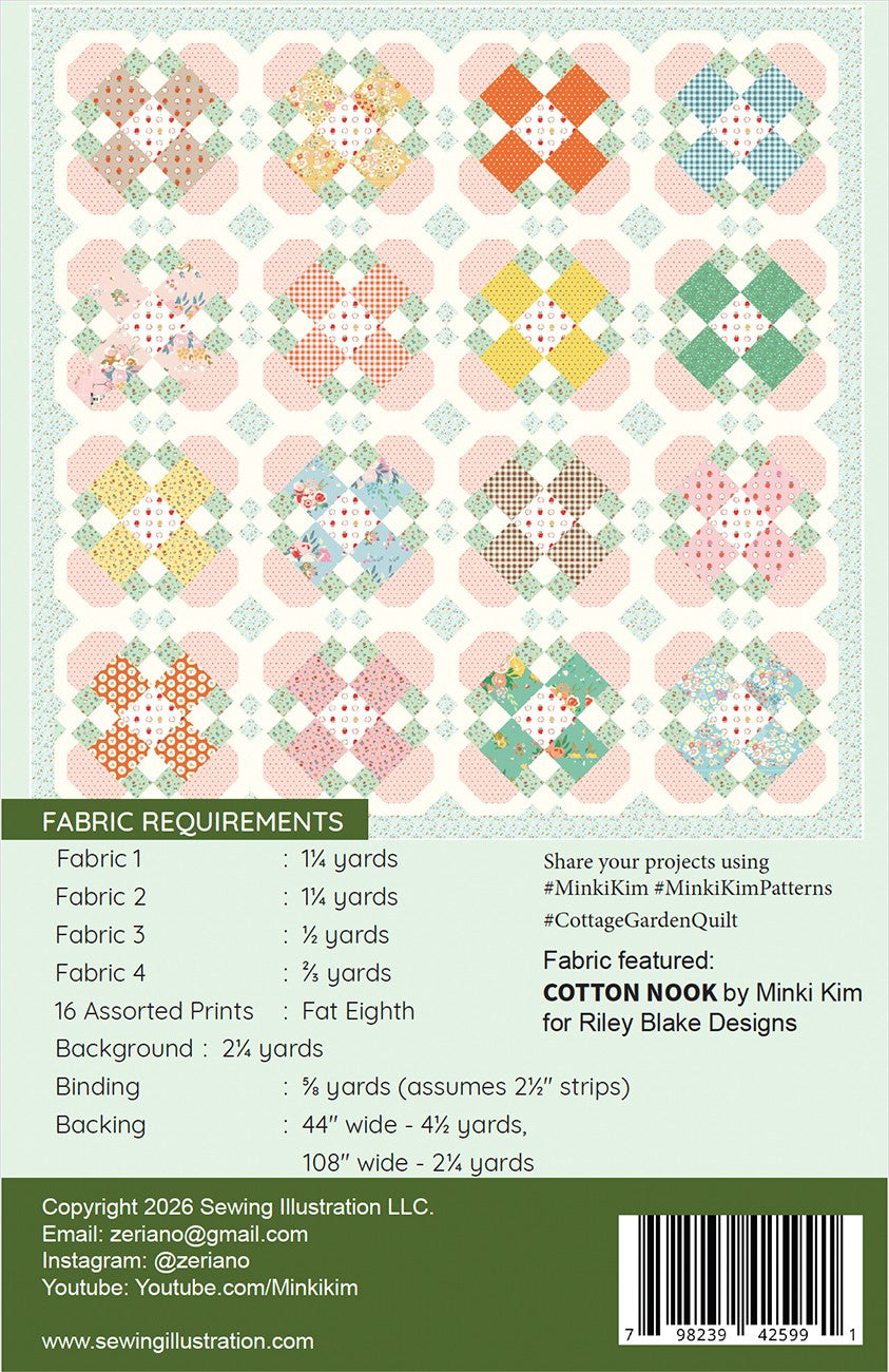 Cottage Garden Quilt Pattern