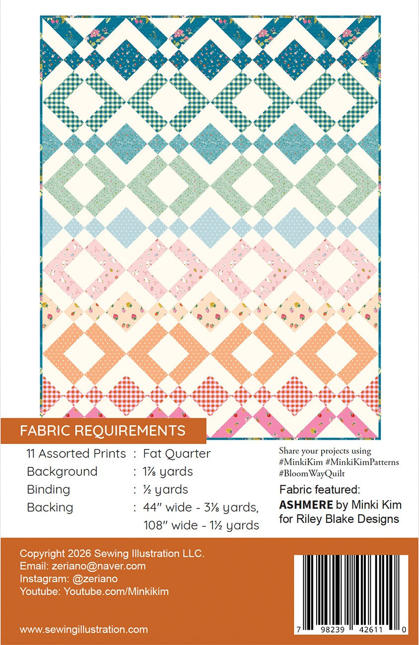 Bloom Way Quilt Pattern