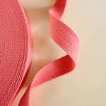 Cotton Webbing Salmon 50yds