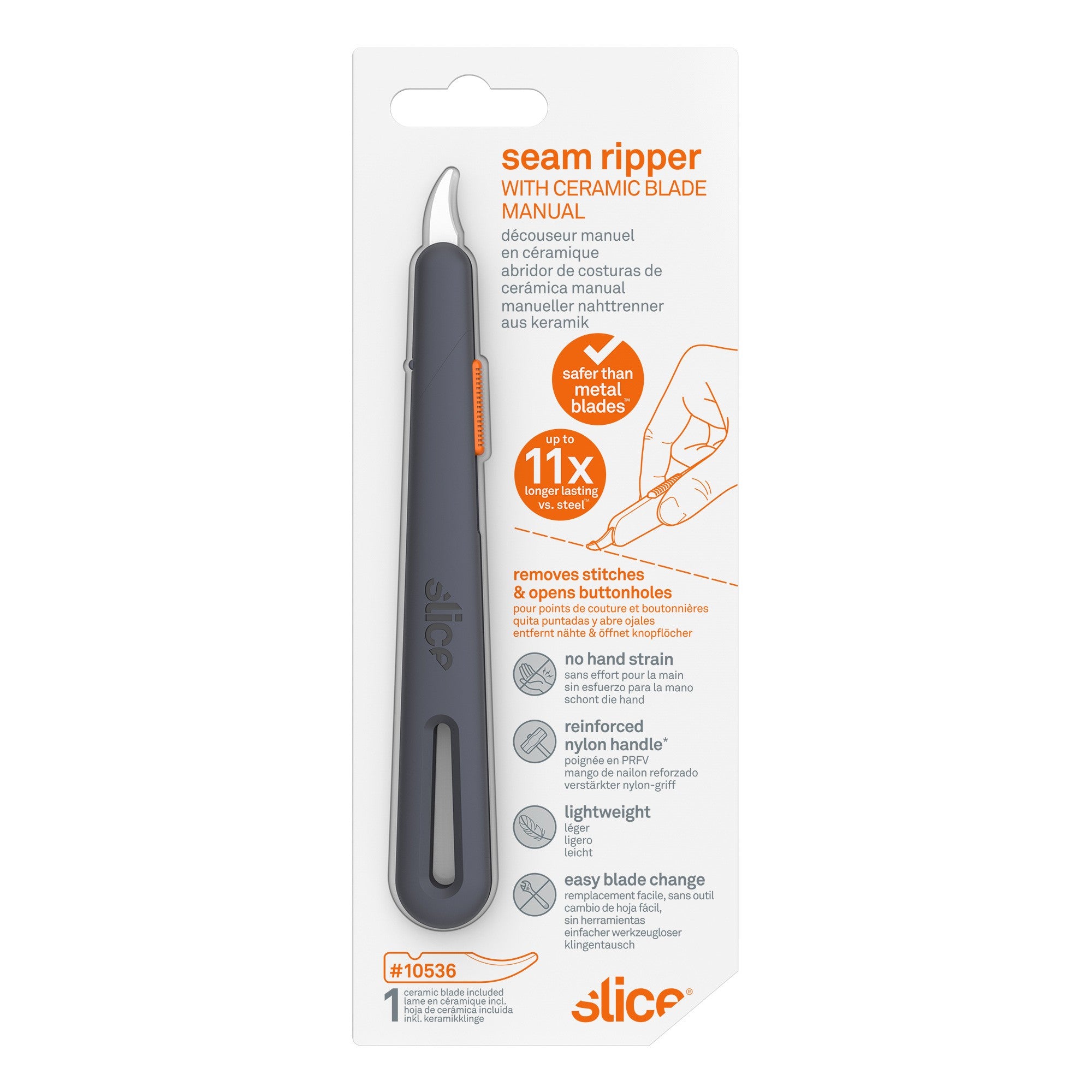 Seam Ripper Manual Retract