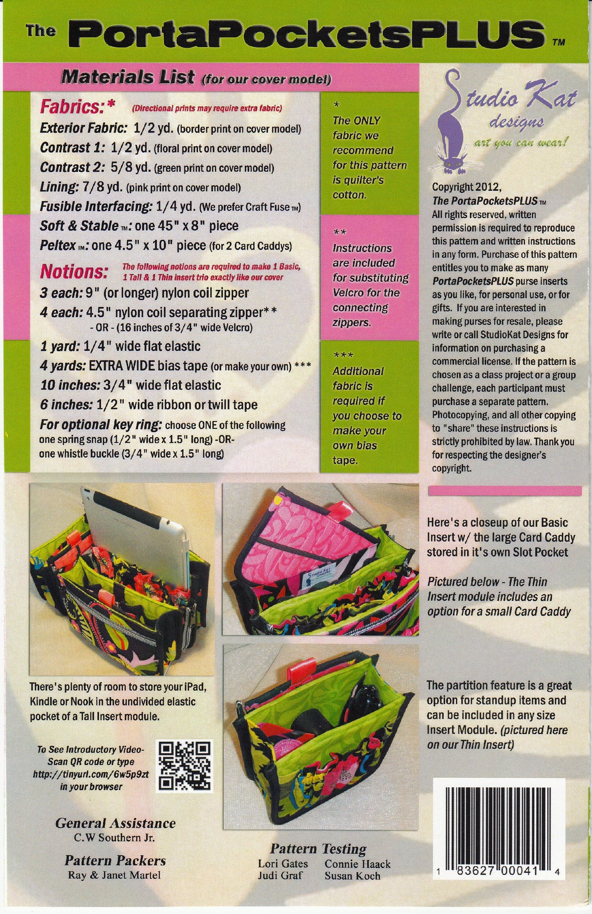Porta Pockets Plus Purse Insert