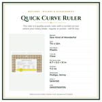 Product Specifications – Quick Curve Ruler