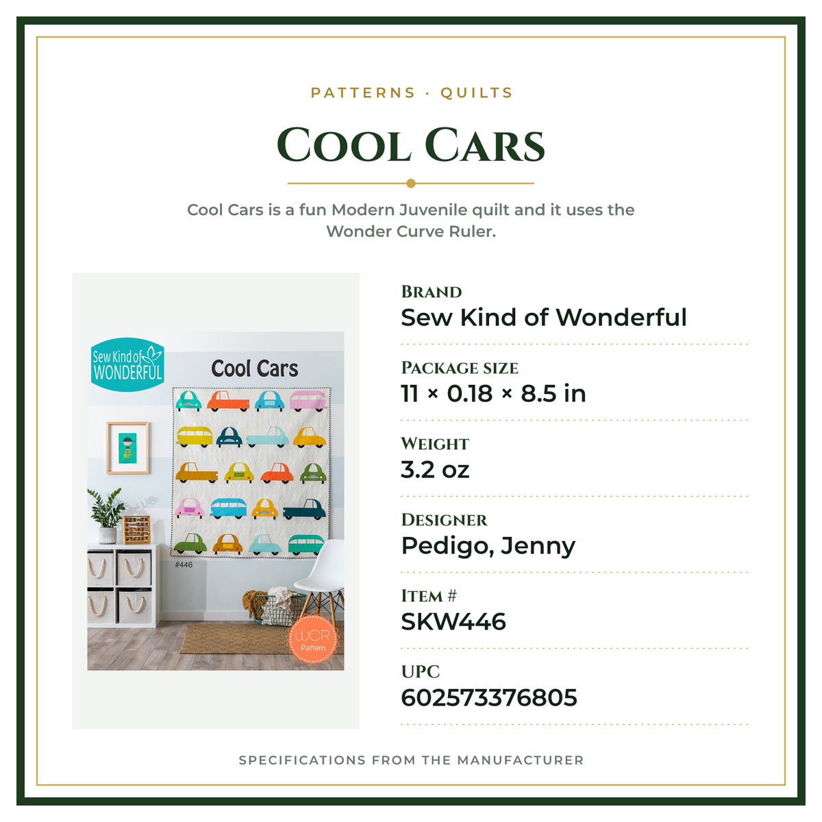 Product Specifications – Cool Cars